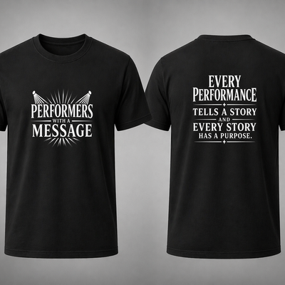 Black Performers with a Message Tee