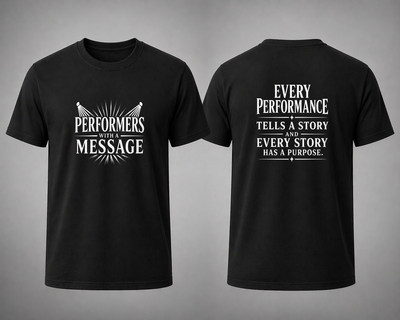 Black Performers with a Message Tee